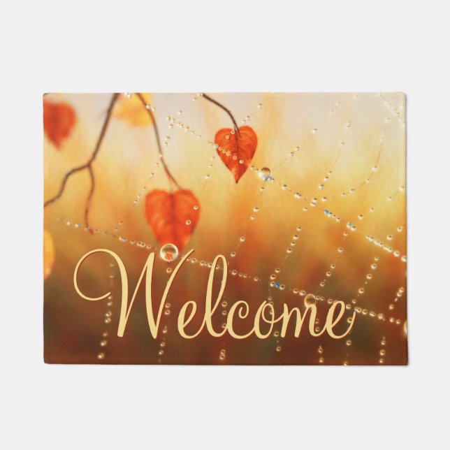 Gems of an Autumn Morning Doormat (Front)