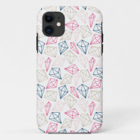 Gems Pattern iPhone Case