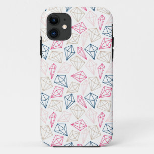 Gems Pattern iPhone Case