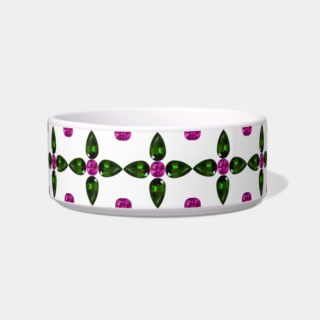 Gemstone Art, Purple Green Bowl (Front)