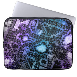 gemstone circuits - astro shadow : laptop sleeve