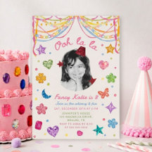 Gemstone Colourful Fancy Nancy Birthday Photo