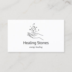 Gemstone Energy Crystal Healer Business Card