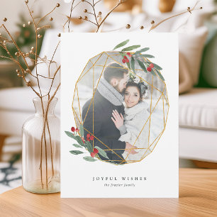 Gemstone Holiday Photo Card