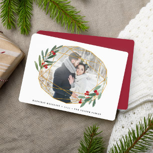 Gemstone Holiday Photo Card