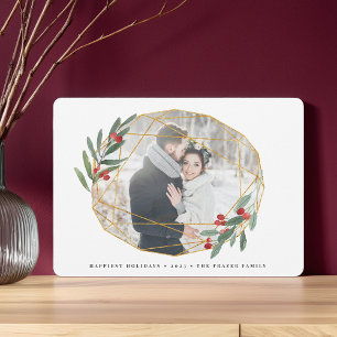 Gemstone   Holiday Photo Card