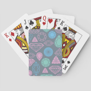 Gemstone Icon Pattern Playing Cards