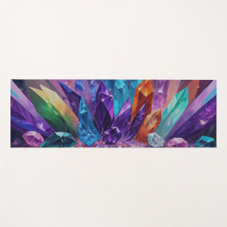 Gemstone Jewel Crystal Garden Yoga Mat