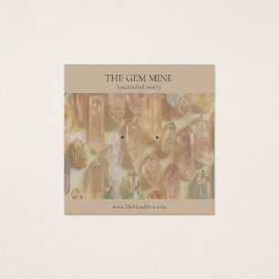 Gemstone Jewellery Earring Profile Card