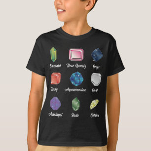 Gemstone Lover Jewelry Geologist Crystal Hunter T-Shirt