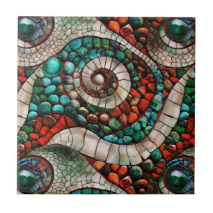 Gemstone Mosaic Ceramic Tile