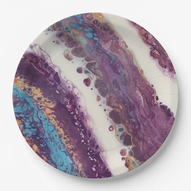 Gemstone Paper Plates (Front)