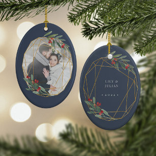 Gemstone Photo Ceramic Tree Decoration