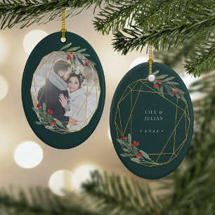 Gemstone   Photo Ceramic Tree Decoration