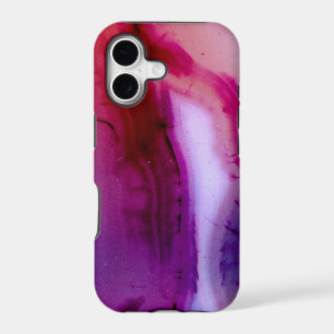 Gemstone Series - Agate in Purple With Quartz Case