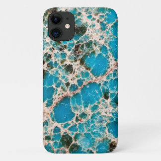Gemstone Series - Detailed Turquoise Mosaic iPhone 11 Case