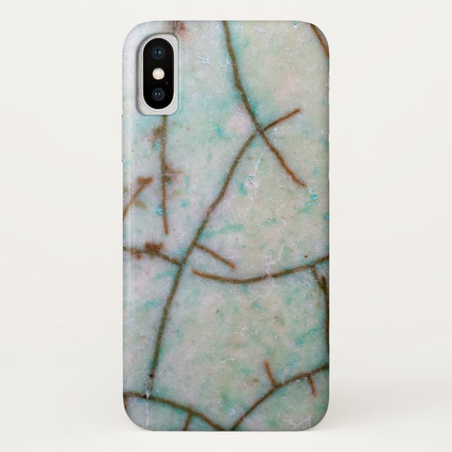 Gemstone Series - Light Turquoise Cracked Case-Mate iPhone Case (Back)