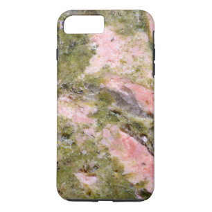 Gemstone Series - Pink and Green Thulite iPhone 8 Plus/7 Plus Case