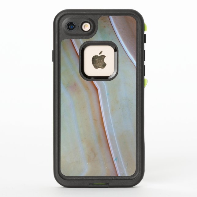 Gemstone Series - Polished Agate LifeProof iPhone Case (Back)