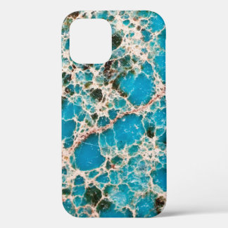 Gemstone Series - Turquoise Mosaic iPhone 12 Case