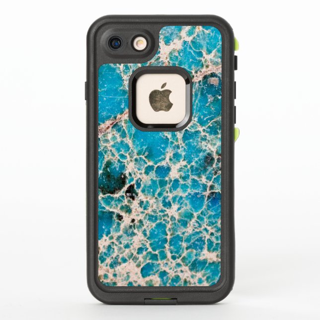 Gemstone Series - Turquoise Roadmap LifeProof iPhone Case (Back)