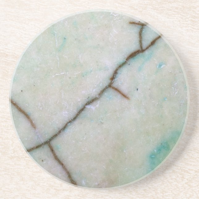 Gemstone Series - Veined Italian Marble Coaster (Front)