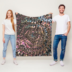 Gemstone Spiral Fleece Blanket