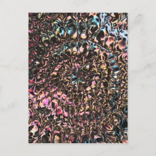 Gemstone Spiral Postcard