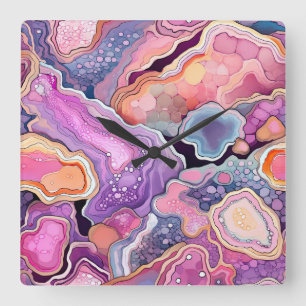 Gemstone Symphony Wall Clock