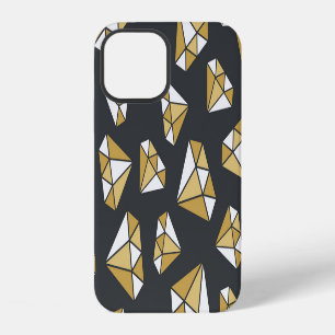 Gemstone Themed Vintage Seamless Pattern. iPhone 12 Case