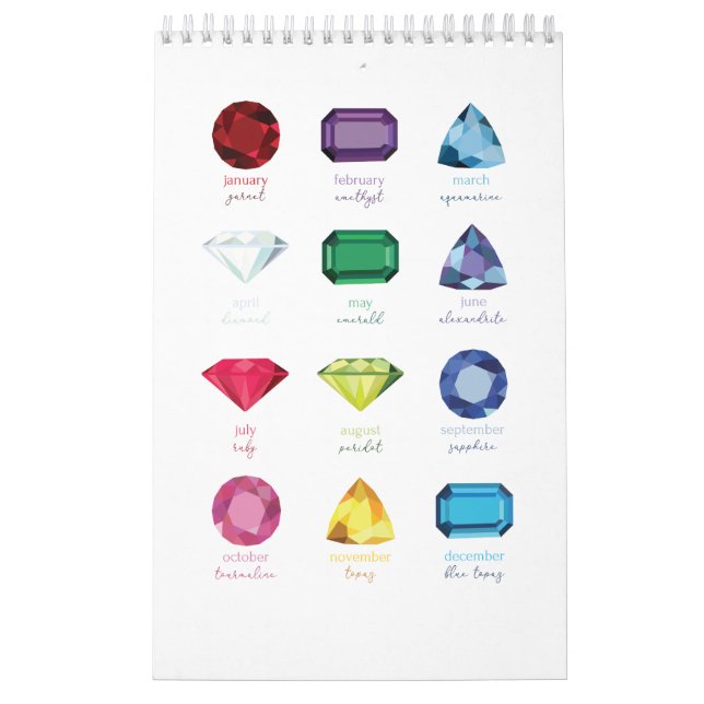 Gemstones Calendar (Cover)