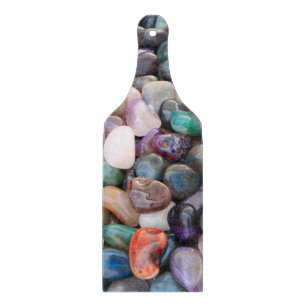 Gemstones Crystals Pebbles Cutting Board