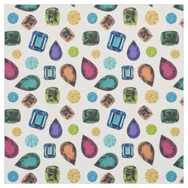 Gemstones Fabric (Swatch)