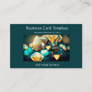 Gemstones Healing Crystal Business Card
