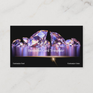 Gemstones Jewellery Diamonds Business Card