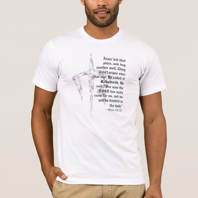 Gen 26:22 Bella Canvas T-Shirt (Fitted) (Front)