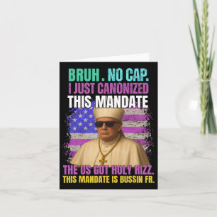 Gen A Slang Trump As Vatican Church Pope Republica Card