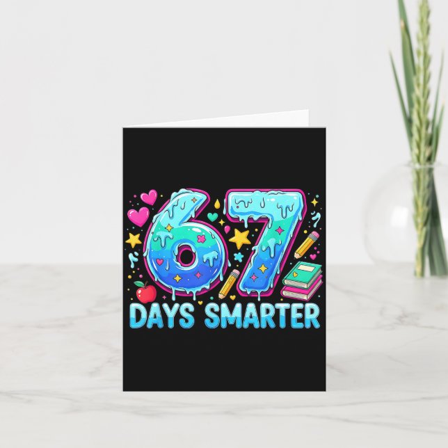 Gen Alpha Slang Kids 67 Teacher Students 67 Days S Card (Front)