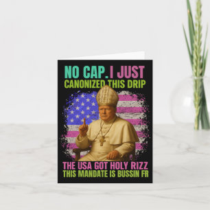 Gen Alpha Slang Trump As Vatican Church Pope Repub Card