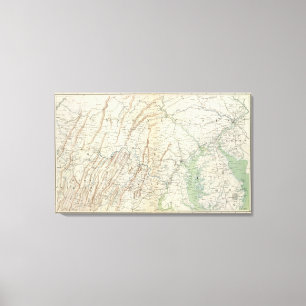 Gen map I Canvas Print