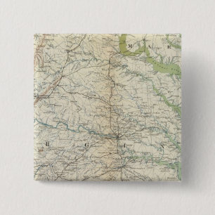 Gen map II 15 Cm Square Badge