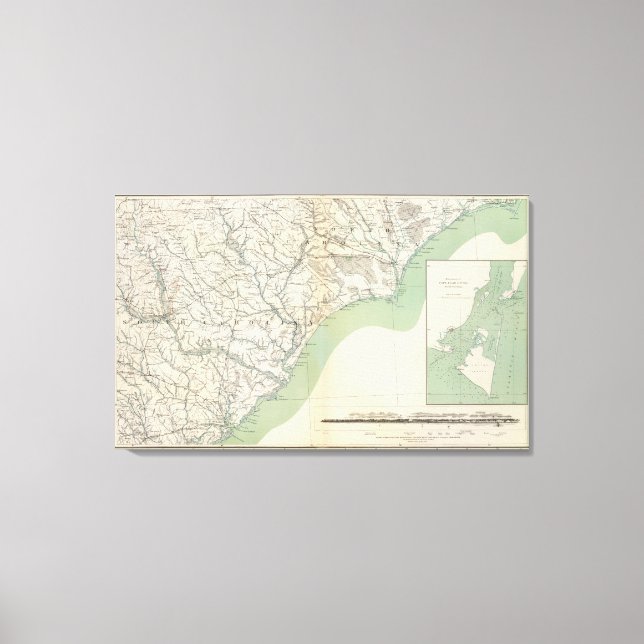 Gen map IV Canvas Print (Front)