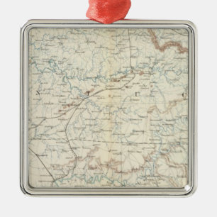 Gen map XV Metal Tree Decoration