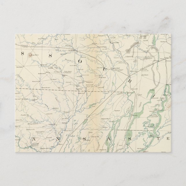 Gen map XVIII Postcard (Front)