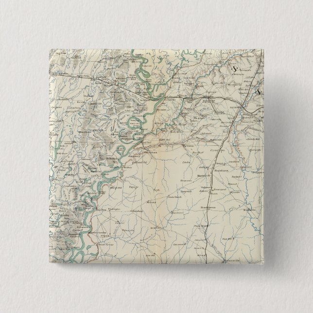 Gen map XX 15 Cm Square Badge (Front)