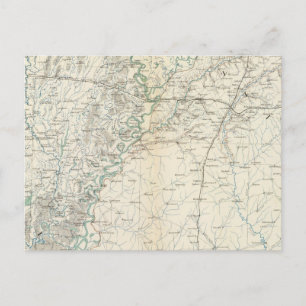 Gen map XX Postcard