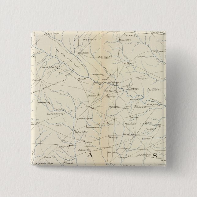 Gen map XXIII 15 Cm Square Badge (Front)