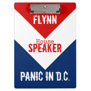 Gen Mike Flynn Speaker of the House Panic in DC Clipboard