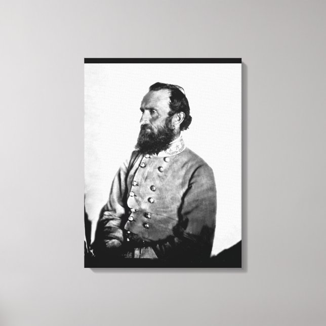Gen. "Stonewall" Jackson,_War Image Canvas Print (Front)
