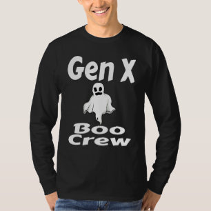 Gen X Boo Crew Halloween Ghost Humour Generation T-Shirt
